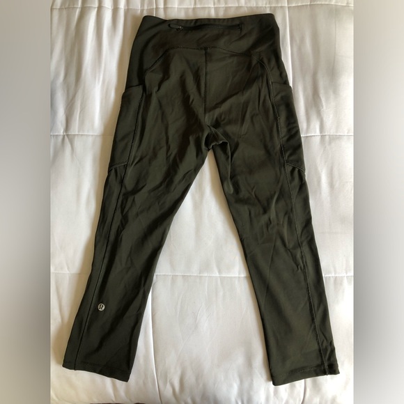 Green Lululemon Leggings - Picture 2 of 2